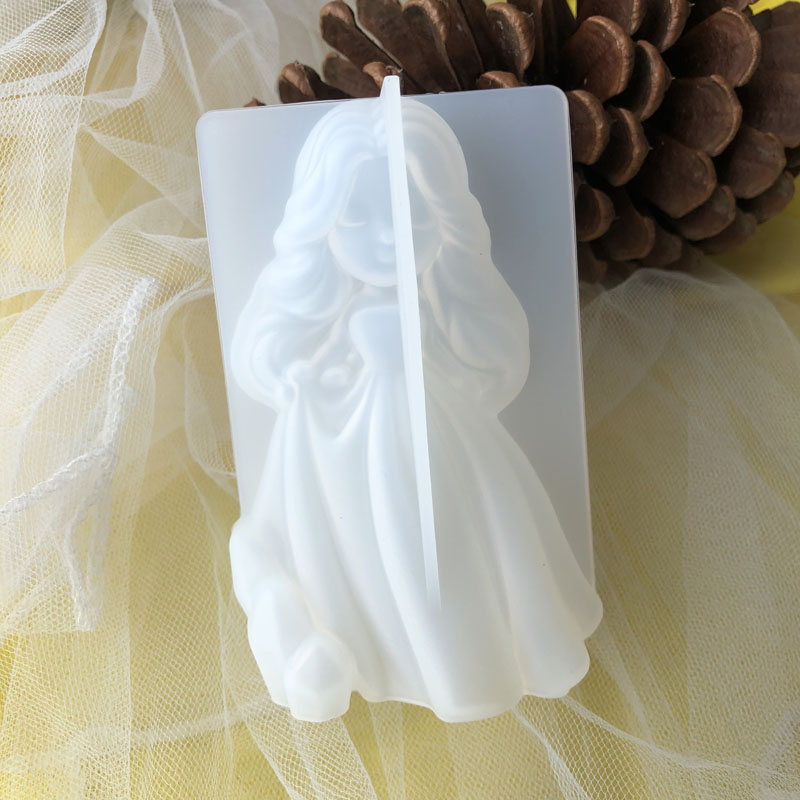 Resin Art Tool Kit - 3D Cute Princess Silicone Candle Mould