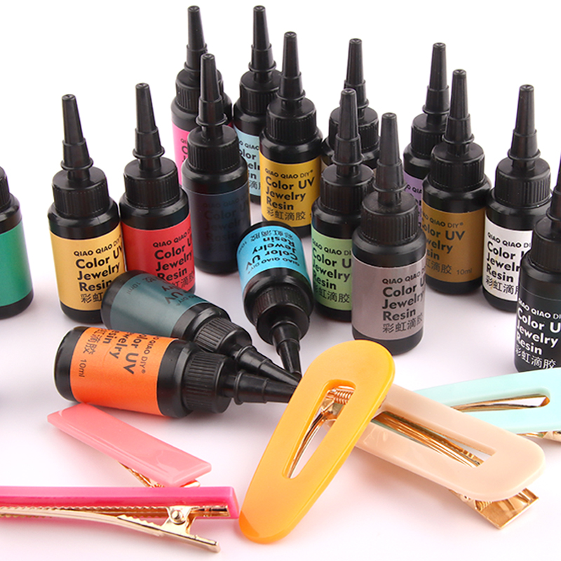 Resin Art Tool Kit - Colorful Hard UV Resin Glue Ultraviolet