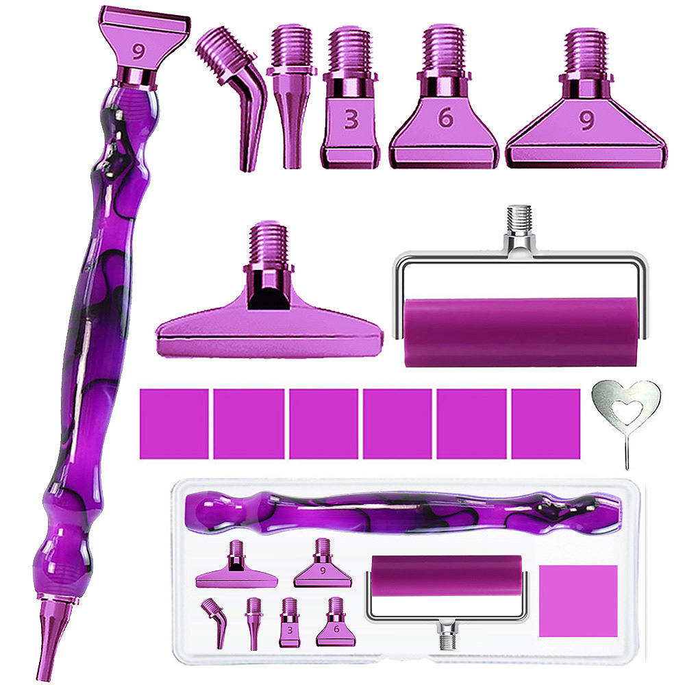 Resin Art Tool Kit - Diamond painting pen accessory tool set,