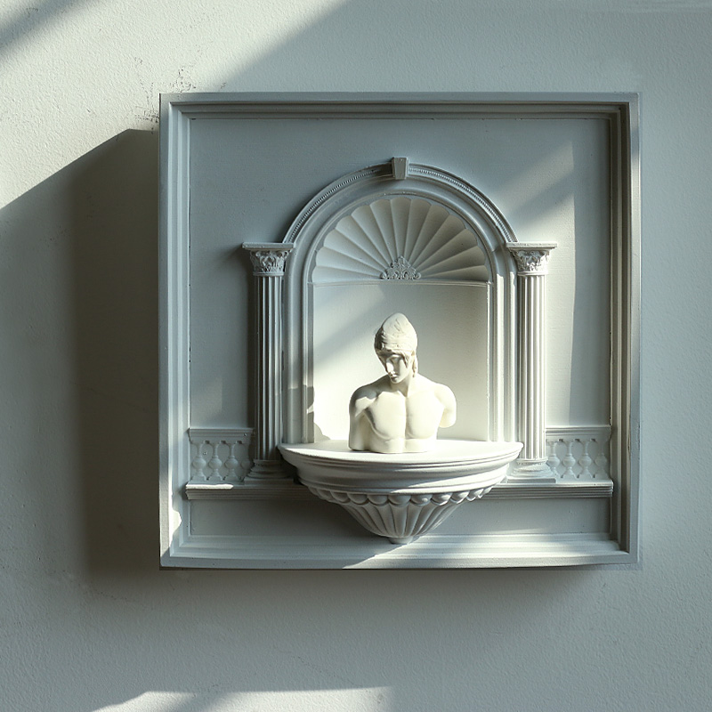 Resin Art Clock - ‌French Vintage Wall Art, Plaster Wall