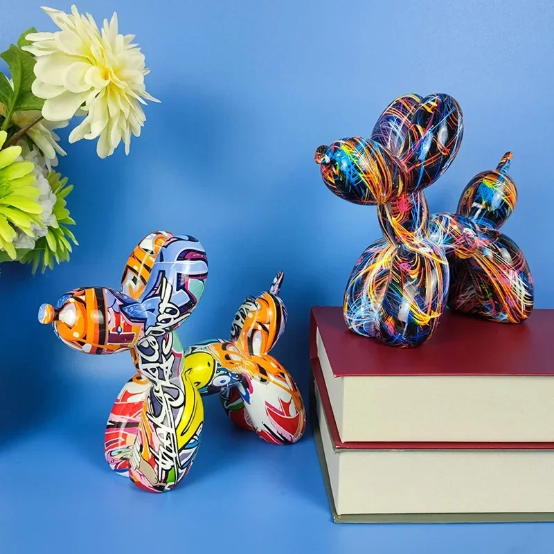 Resin Art Anniversary Gift - Nordic Modern Art Resin Graffiti Sculpture