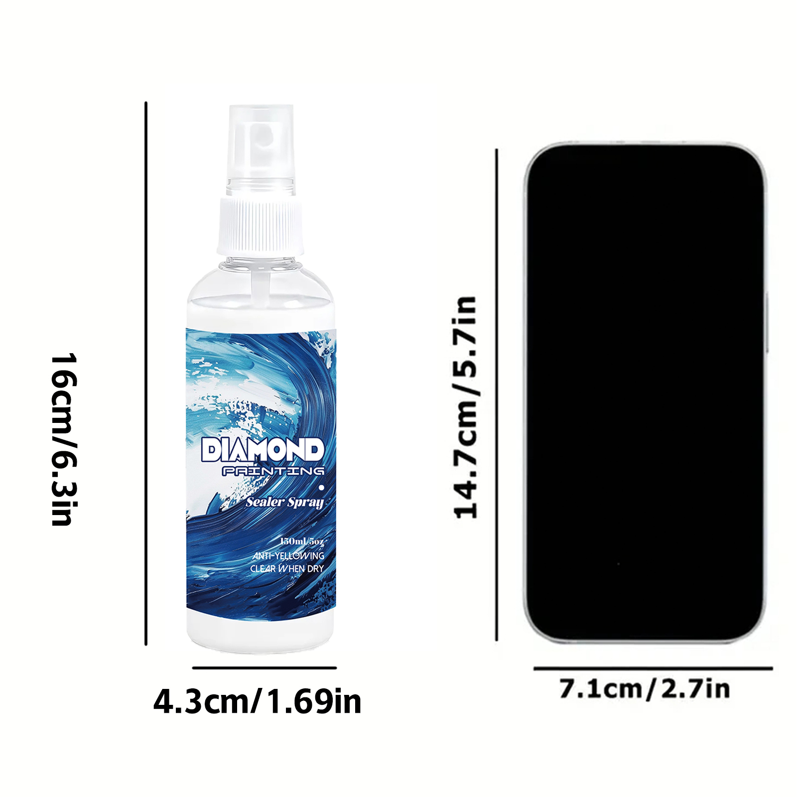 150ml Diamond Painting Sealant - Resin Art Glue review and price