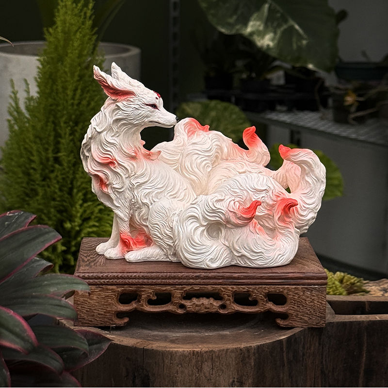 Nine-Tailed Fox Ornaments Fox  - Resin Art Anniversary Gift review and price