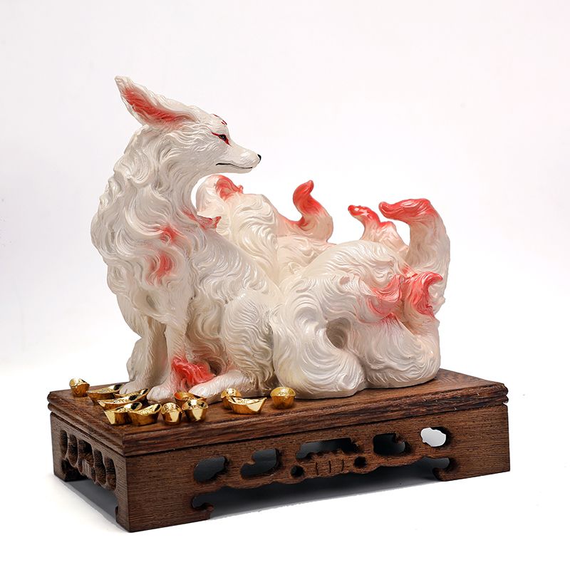 Nine-Tailed Fox Ornaments Fox  - Resin Art Anniversary Gift review and price