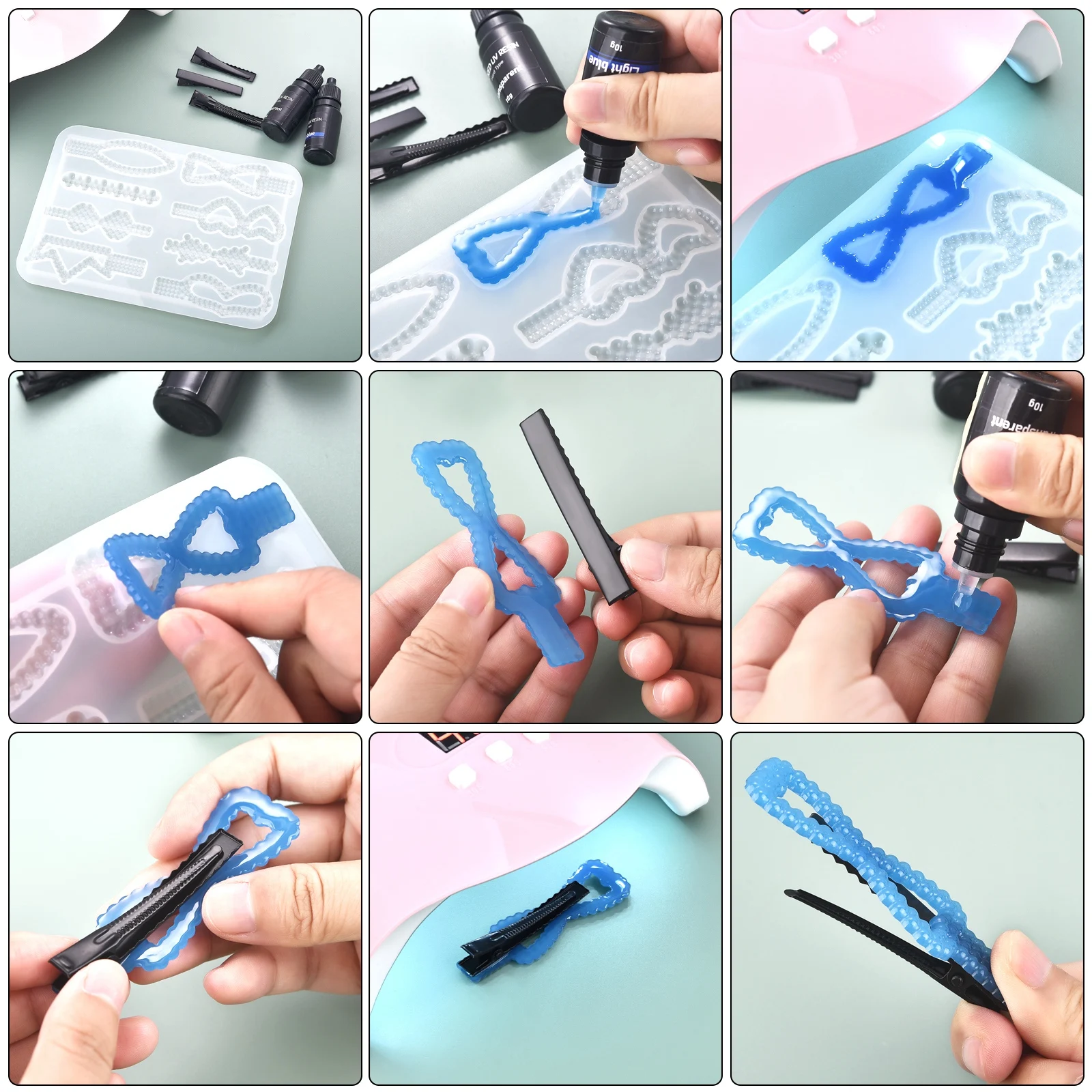 17 Colors UV Resin Glue 10ml E - Resin Art Glue review and price