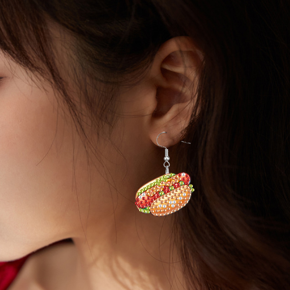 4 Pairs Double Sided Diamond P - Resin Art Earrings Kit review and price