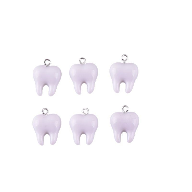 10pcs Cute White Teeth Resin P - Resin Art Essentials review and price