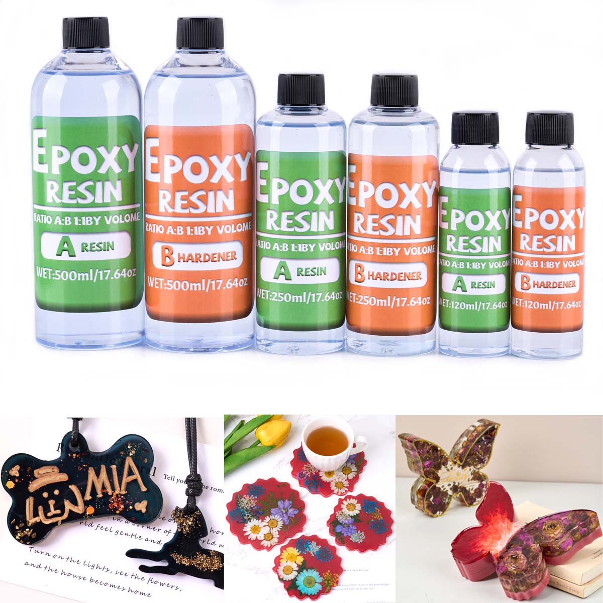 1:1 Ratio Epoxy Resin Kit Anti - Resin Art Glue review and price