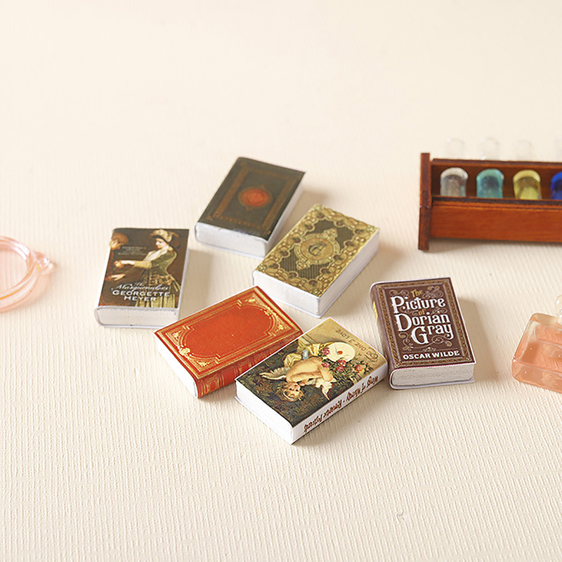 Hot Sale 6Pcs 1:12 Dollhouse M - Resin Art Book review and price