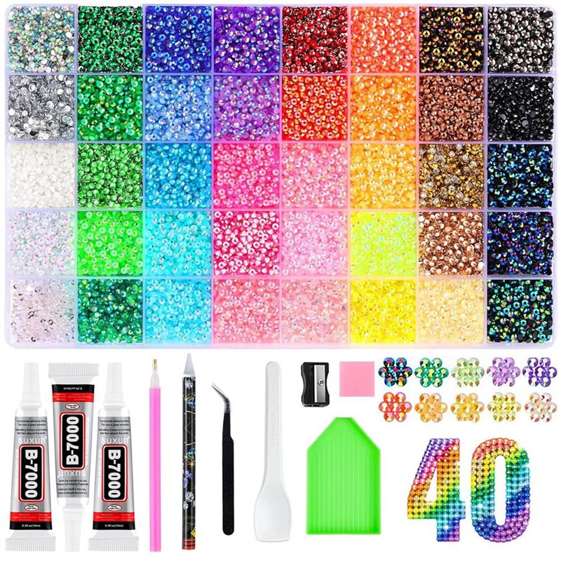 Rhinestone Resin Jelly 3MM 40  - Resin Art Book review and price