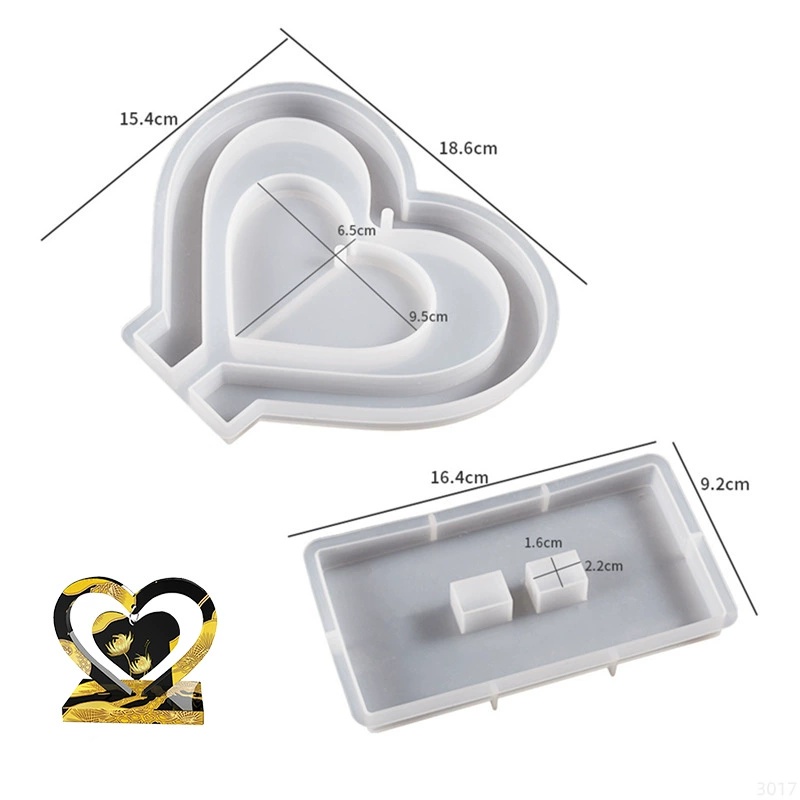 Letter Mm Epoxy Resin Silicone - Resin Art Tool Kit review and price