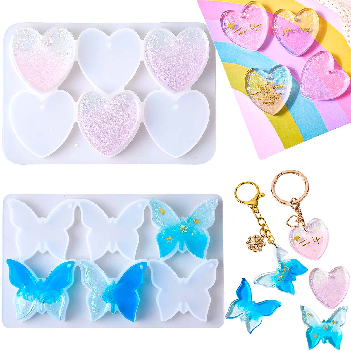 Six-hole with Holes Earring Si - Resin Art Glue review and price