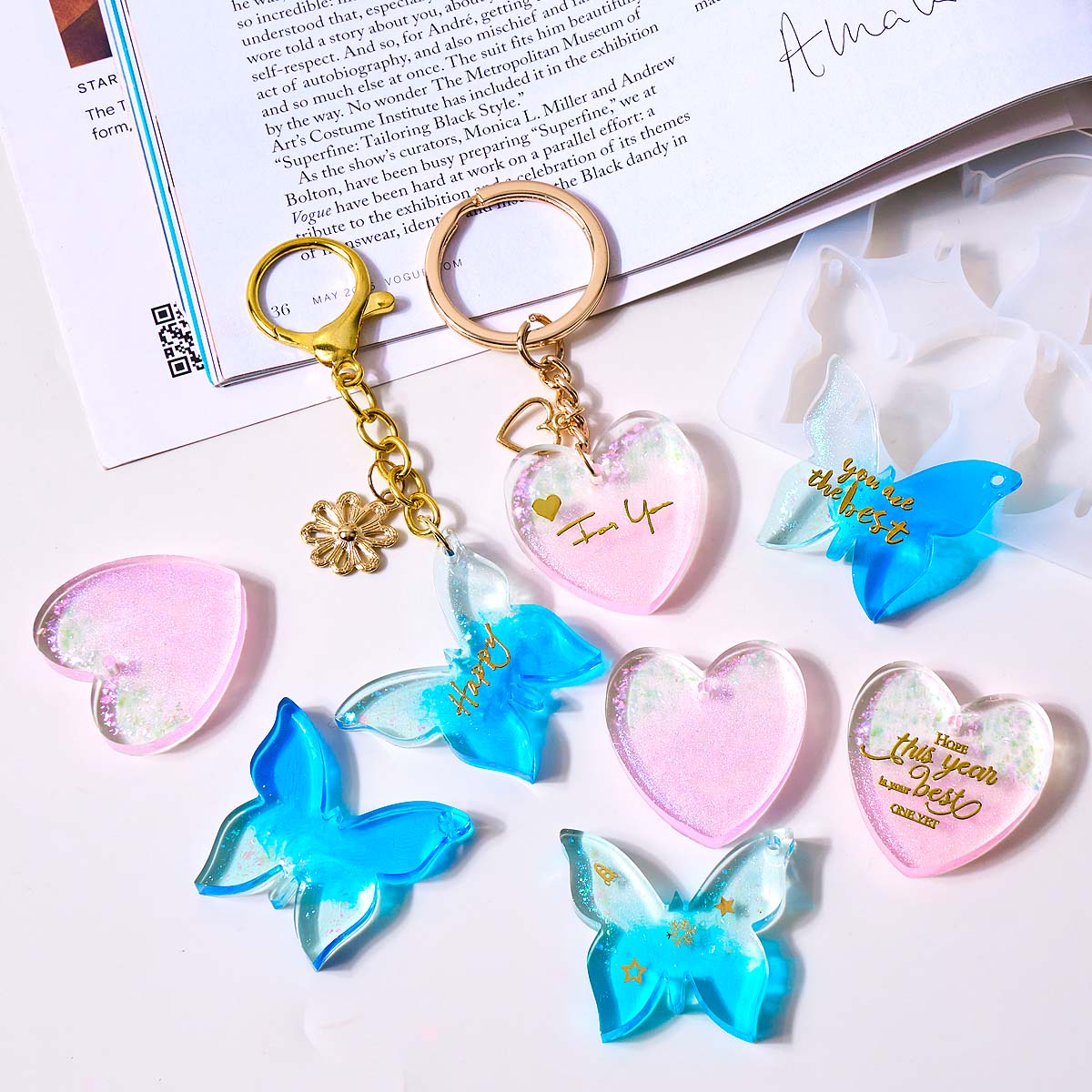 Six-hole with Holes Earring Si - Resin Art Glue review and price