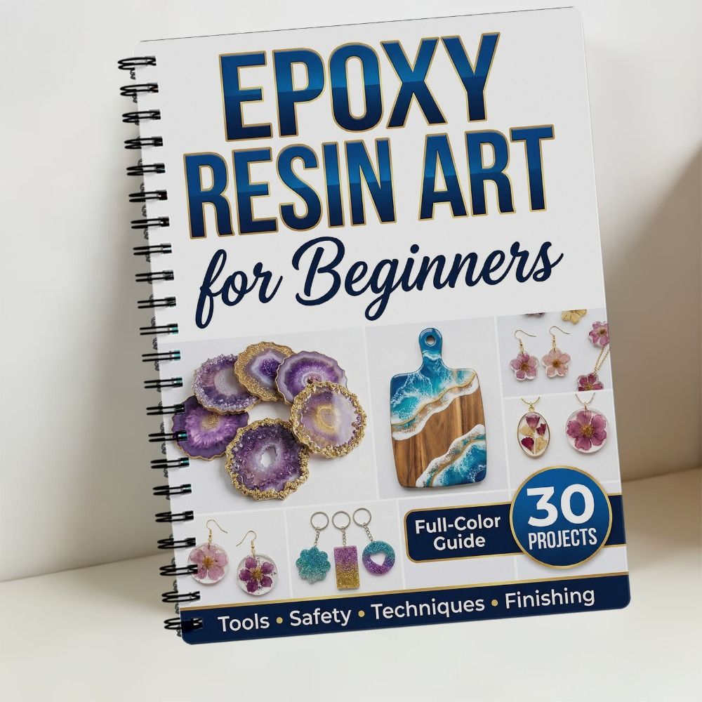 Step-by-Step Epoxy Resin Art H - Resin Art Book review and price