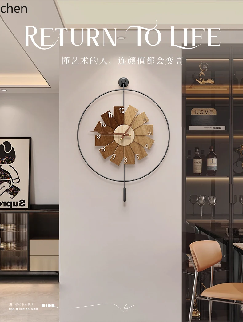 L15- Modern Minimalist Clock R - Resin Art Clock review and price