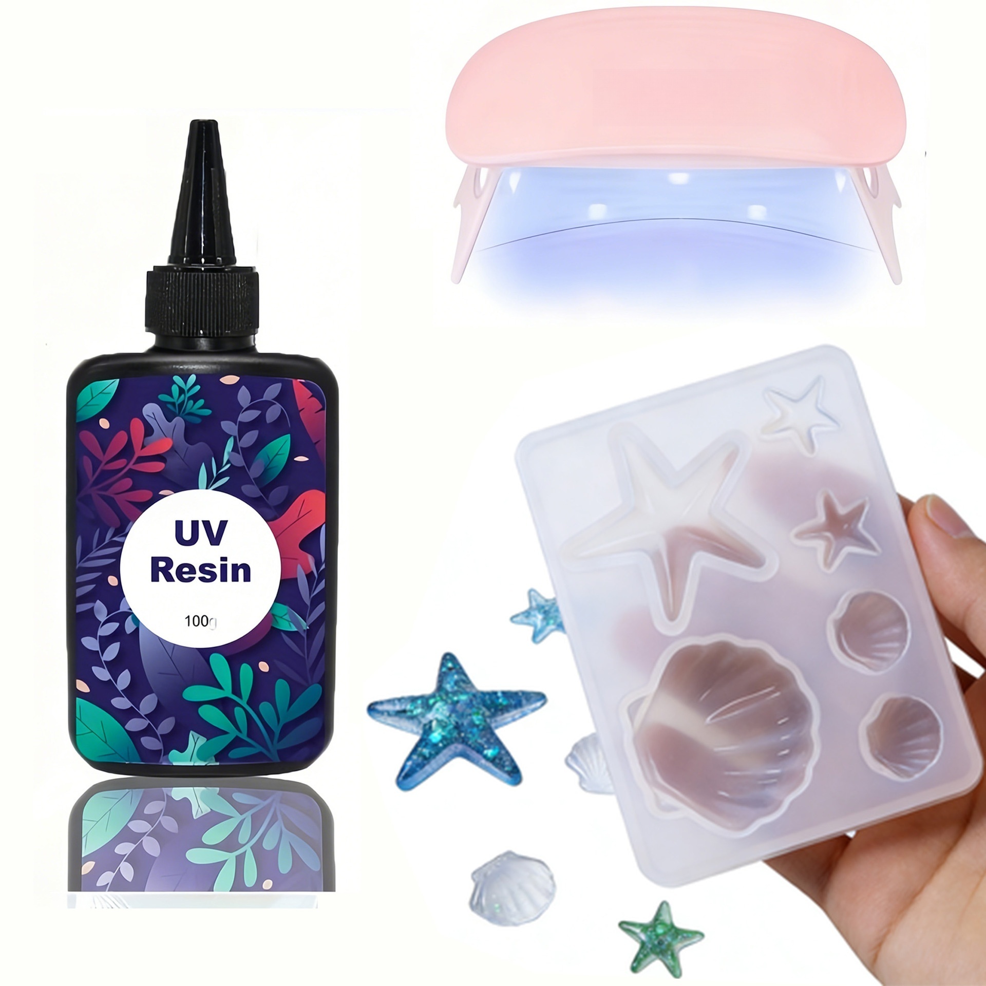 DIY Ocean Theme Crystal Epoxy  - Resin Art Glue review and price