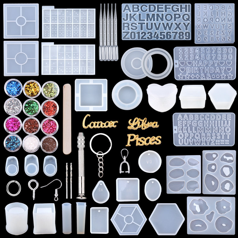 Silicone Resin Molds Kit Epoxy - Resin Art Earrings Kit review and price