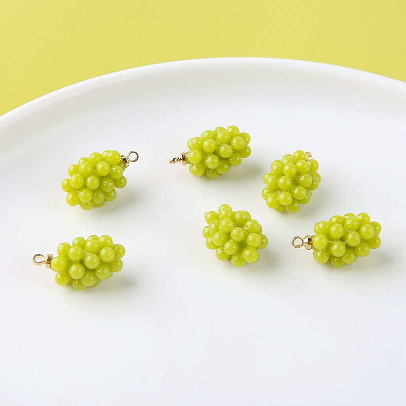 6pcs Cute Little Grapes Resin  - Resin Art Essentials review and price
