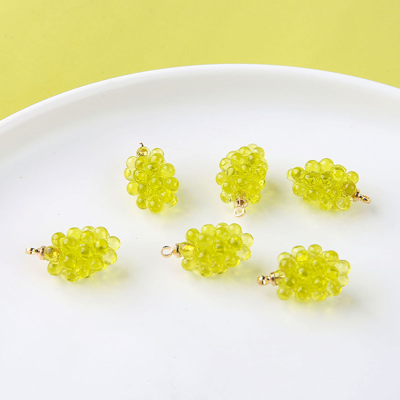 6pcs Cute Little Grapes Resin  - Resin Art Essentials review and price