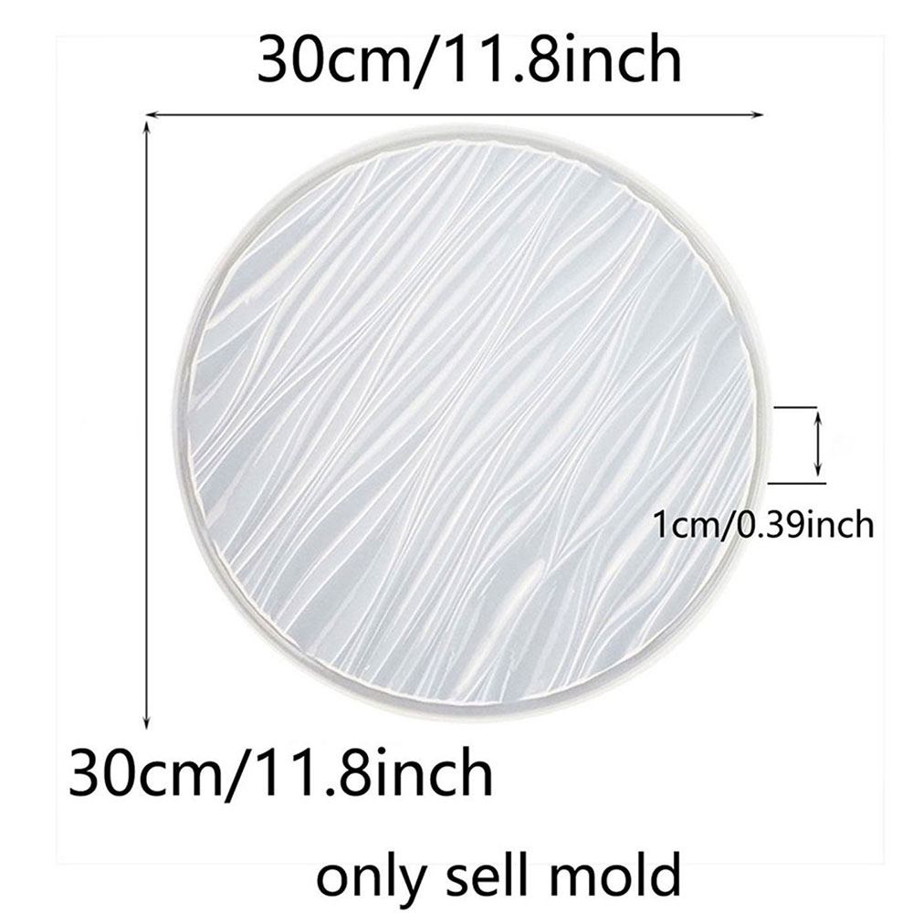 Large Round Tray Silicone Mold - Resin Art Glue review and price