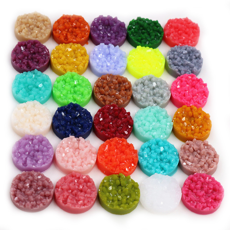 40pcs Resin Druzy Cabochons Do - Resin Art Essentials review and price