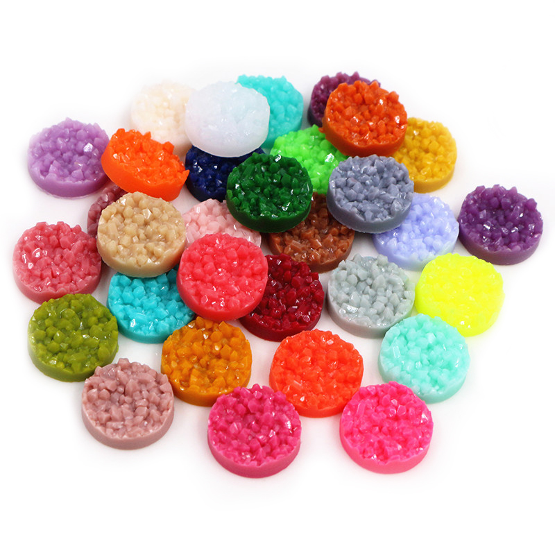 40pcs Resin Druzy Cabochons Do - Resin Art Essentials review and price