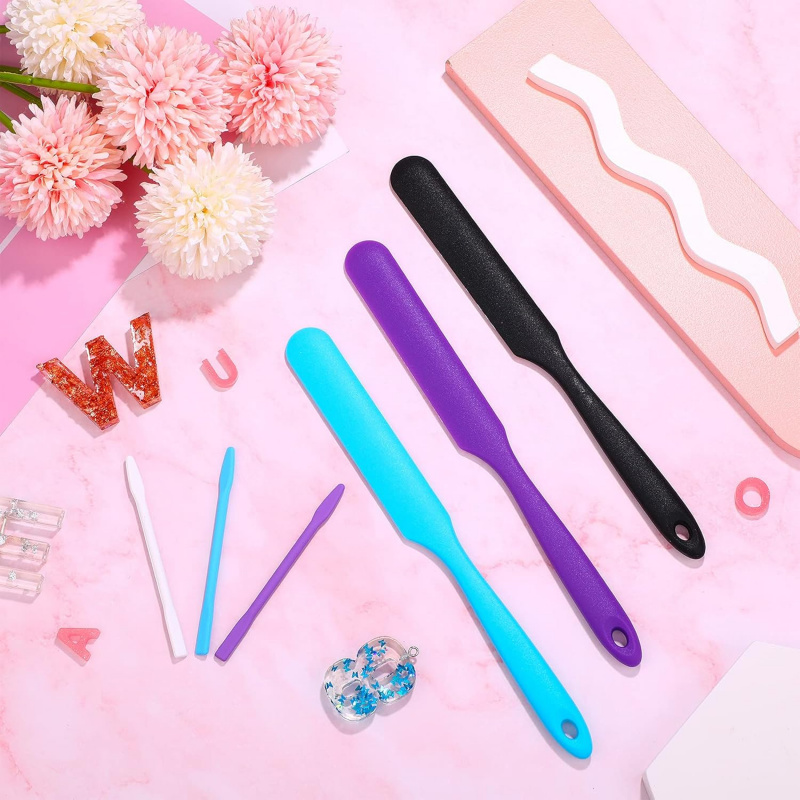 12Silicone Stirring Rod Set，Si - Resin Art Tool Kit review and price
