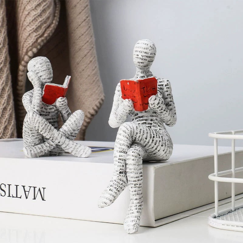 1pc Creative Reading Paper Pul - Resin Art Anniversary Gift review and price
