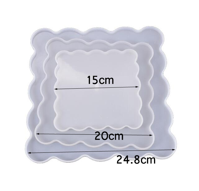 Big Tray Silicone Mold Sweet H - Coaster Mold Square review and price