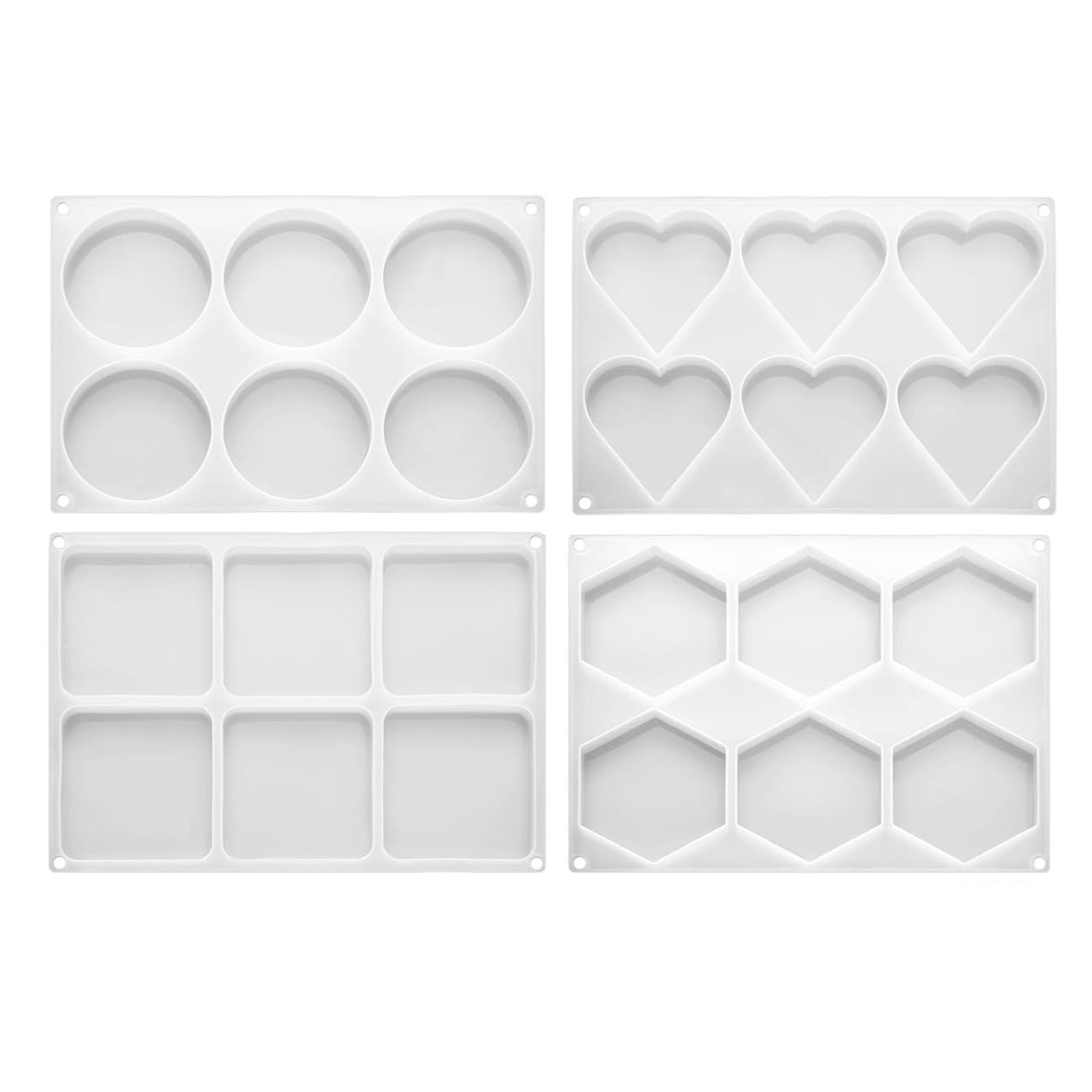 4Pcs Deep Resin Coaster Molds  - Coaster Mold Square review and price