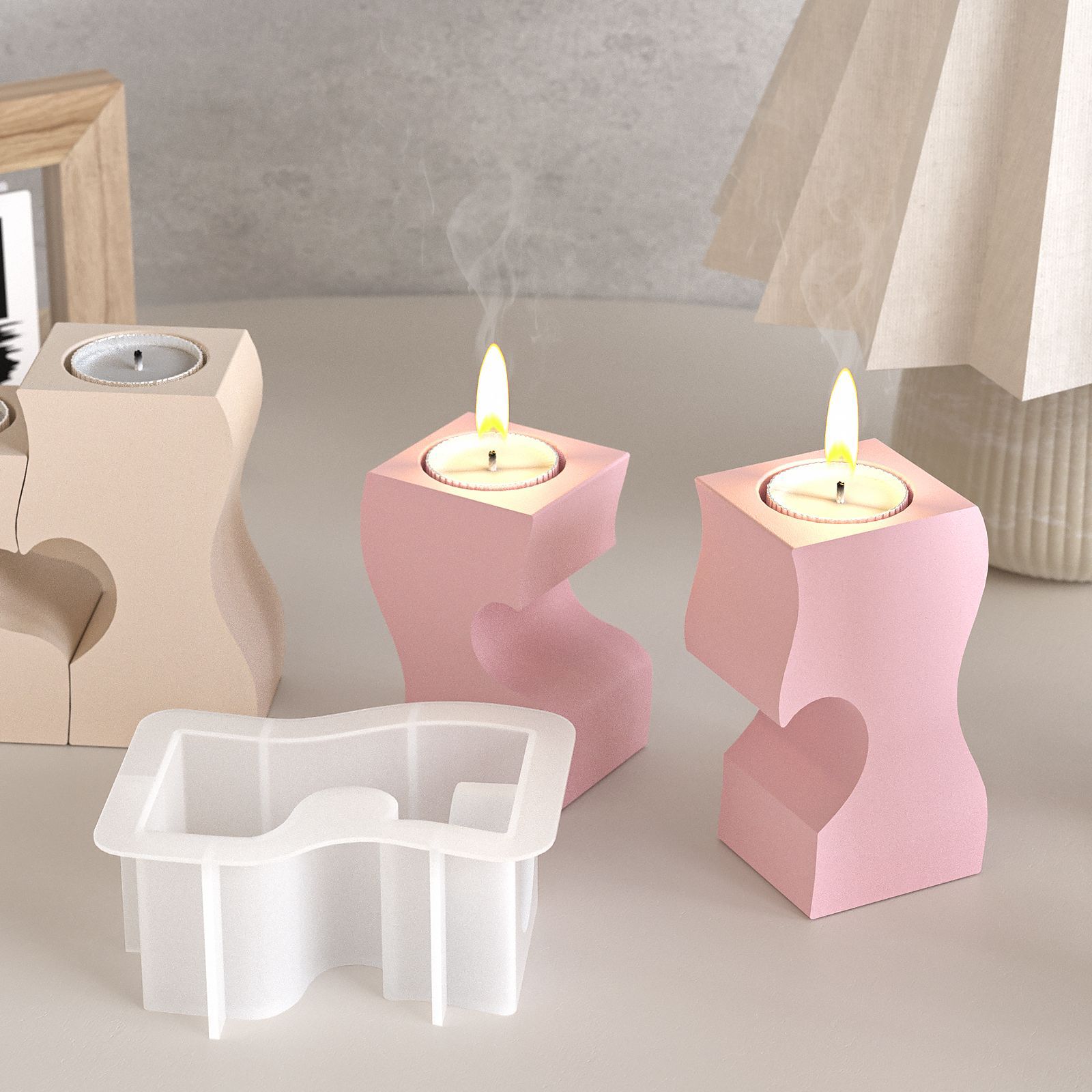 S Heart Candlestick Silicone M - Resin Art Tool Kit review and price