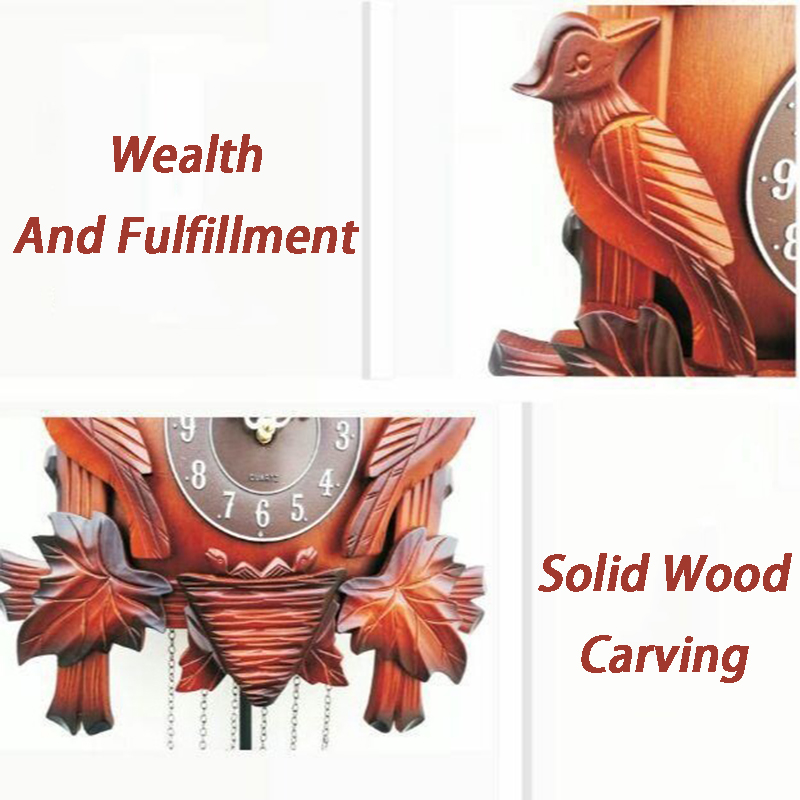 Cuckoo Wall Clock Solid Wood C - Resin Art Clock review and price
