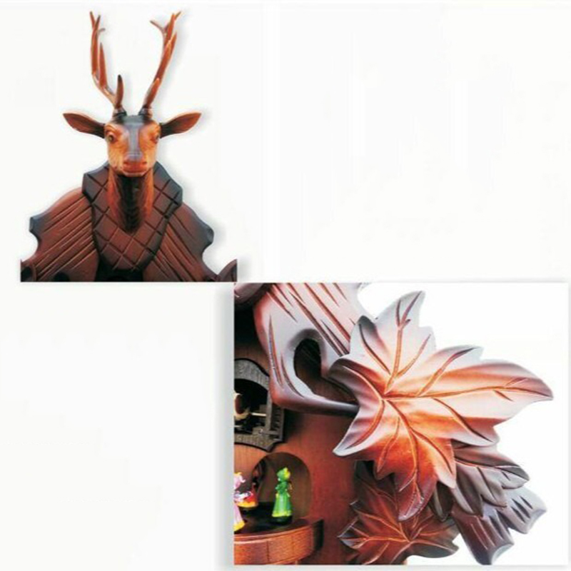 Cuckoo Wall Clock Solid Wood C - Resin Art Clock review and price