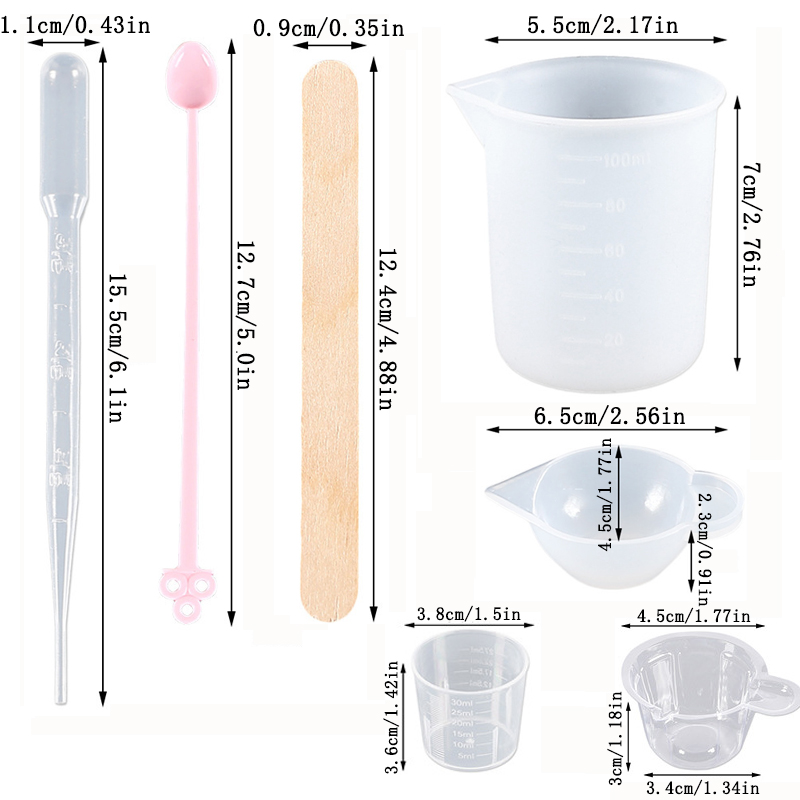 Epoxy Resin Tools Kit Silicone - Resin Art Tool Kit review and price
