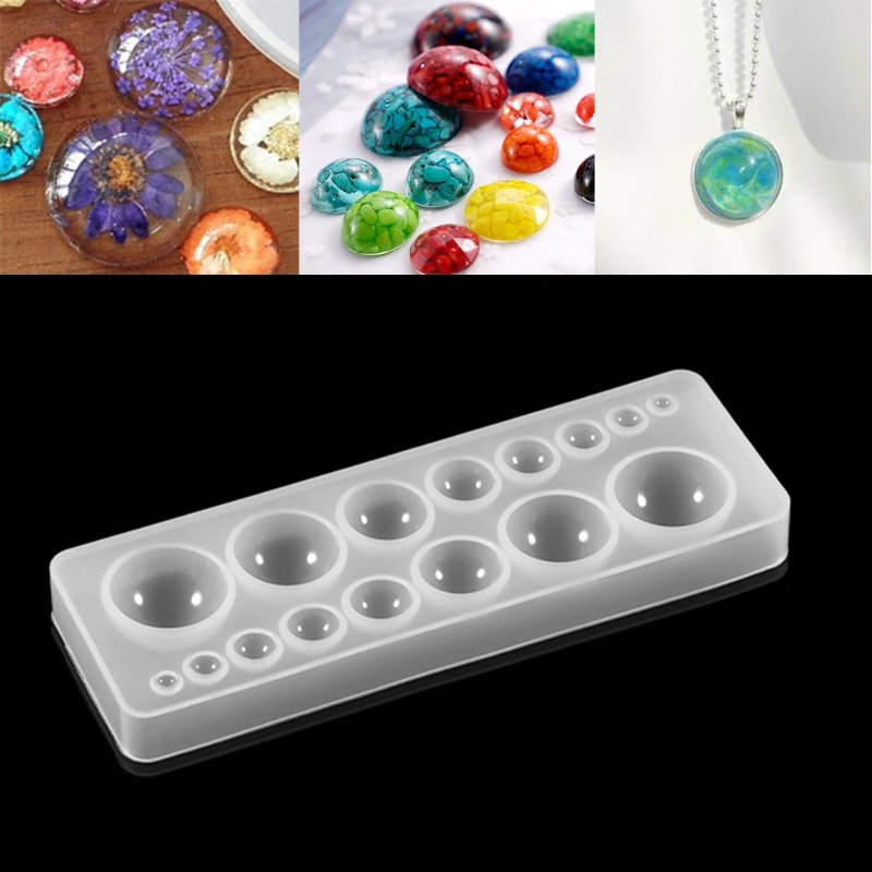1pcs Silicone Mold Half Ball O - Resin Art Tool Kit review and price