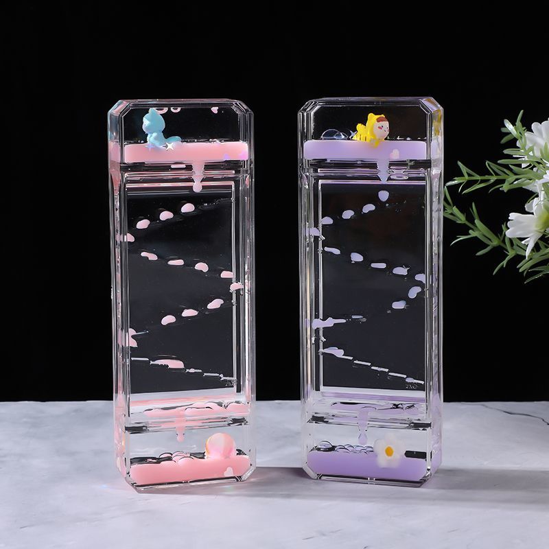 Creative cute slide oil leak d - Resin Art Clock review and price