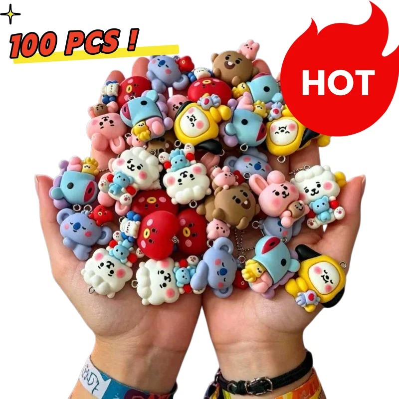 7pcs BT21 Resin Cartoon Charm  - Resin Art Essentials review and price