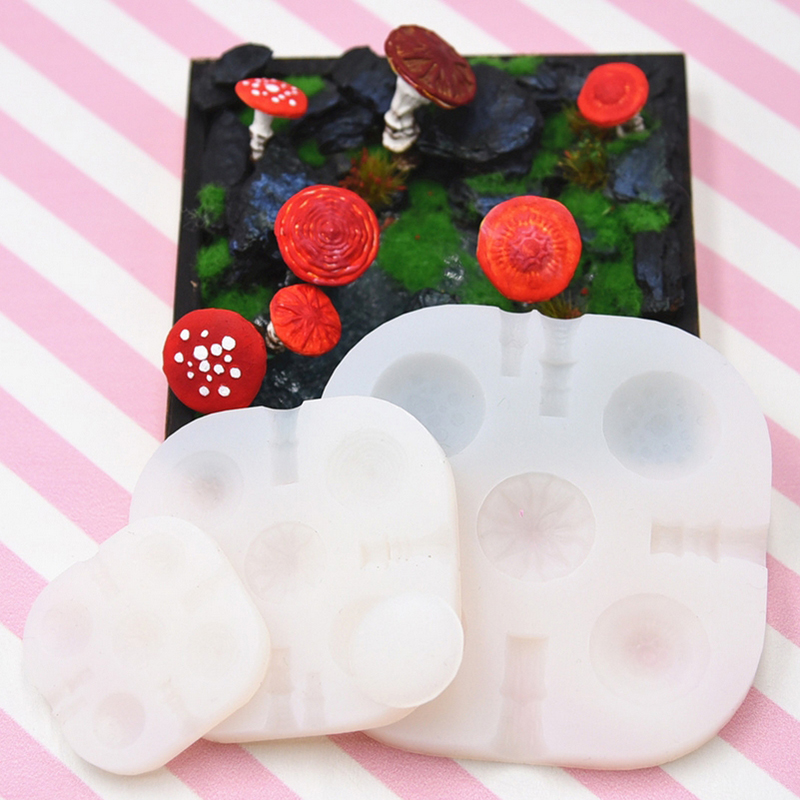 2pcs/set Mini Mushroom Silicon - Resin Art Tool Kit review and price