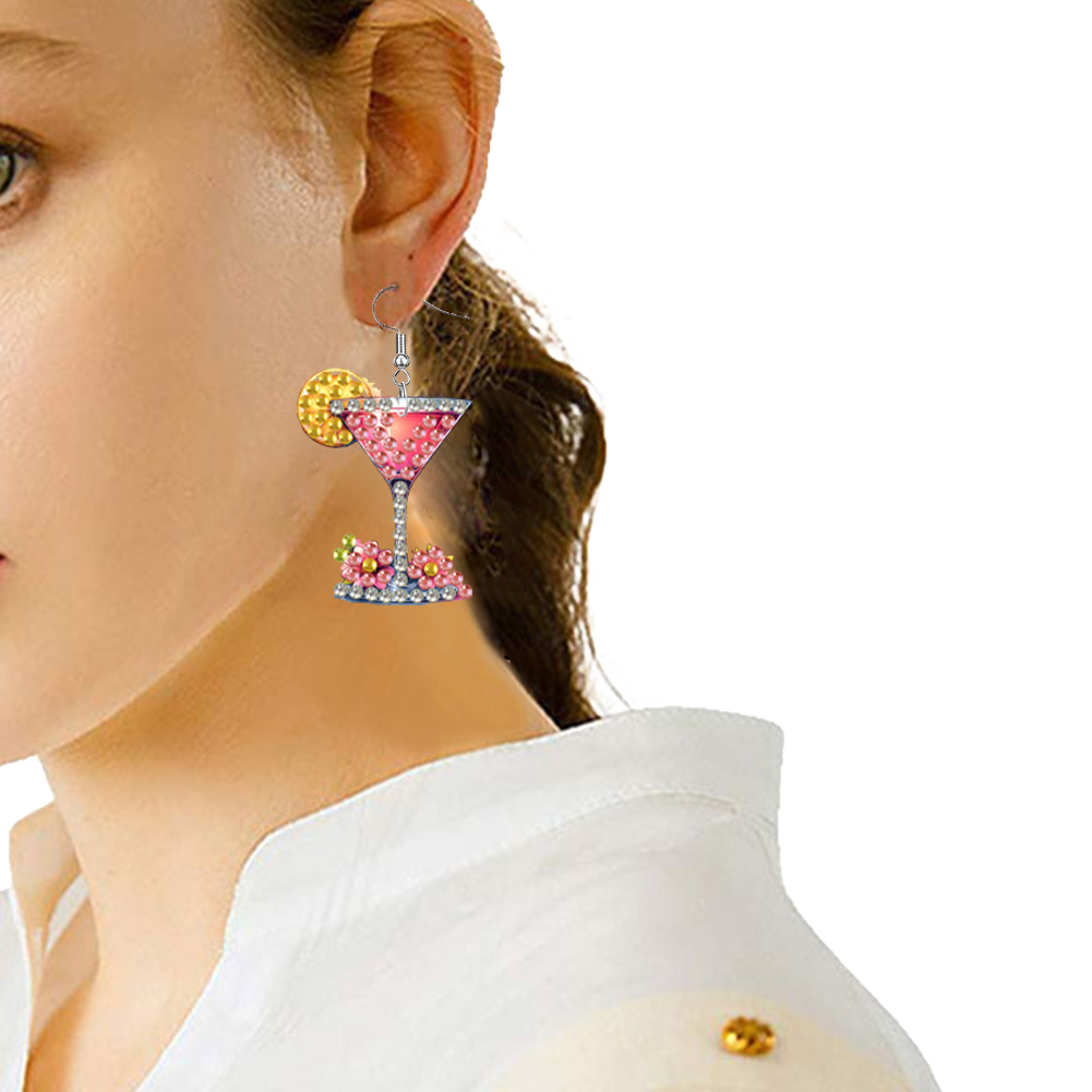 4 Pairs Double Sided Diamond A - Resin Art Earrings Kit review and price