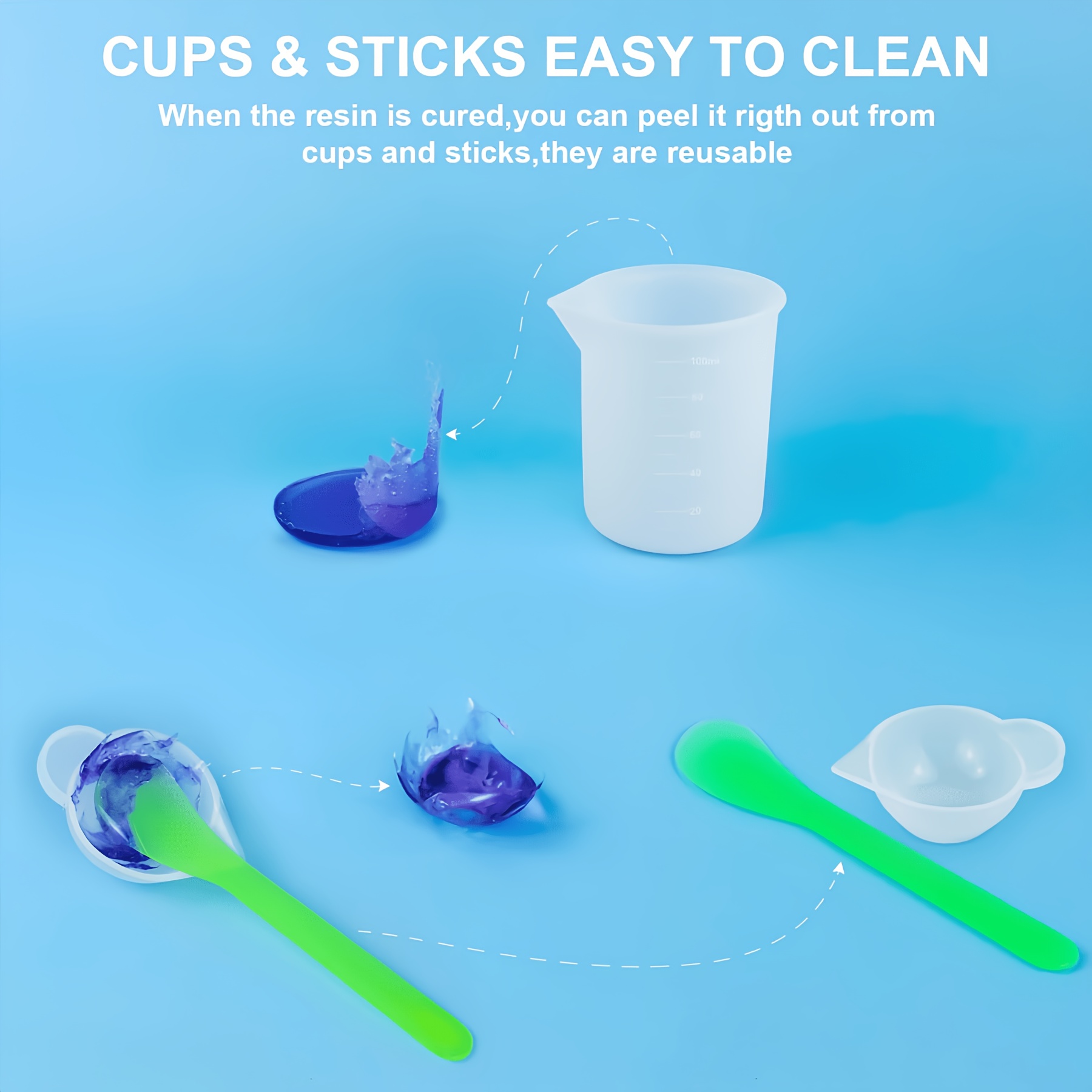 21pcs/Set Silicone Resin Casti - Resin Art Tool Kit review and price