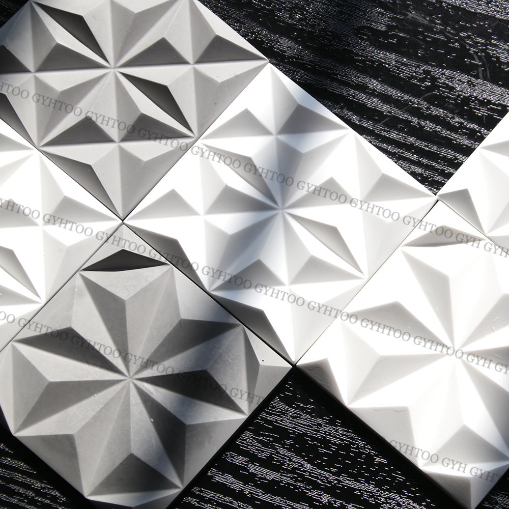 8.4cm Plaster Square Wall Tile - Coaster Mold Square review and price