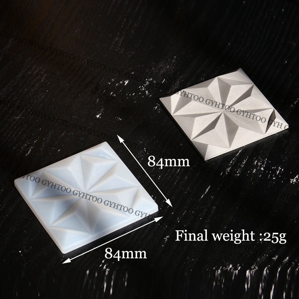 8.4cm Plaster Square Wall Tile - Coaster Mold Square review and price