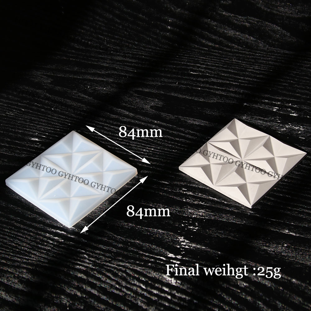 8.4cm Plaster Square Wall Tile - Coaster Mold Square review and price