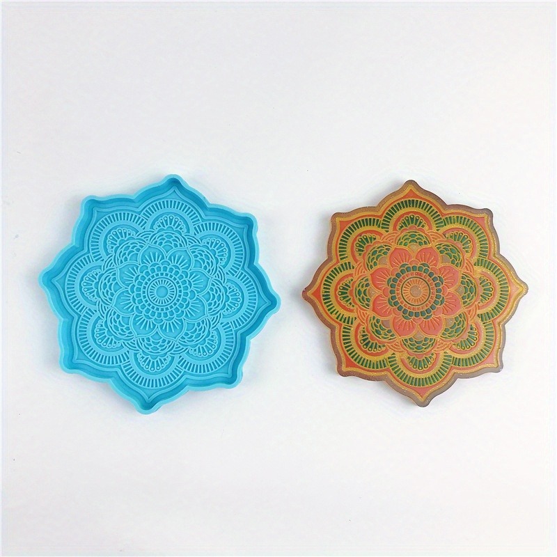 Mandala Coaster Silicone Mold  - Resin Art Tool Kit review and price