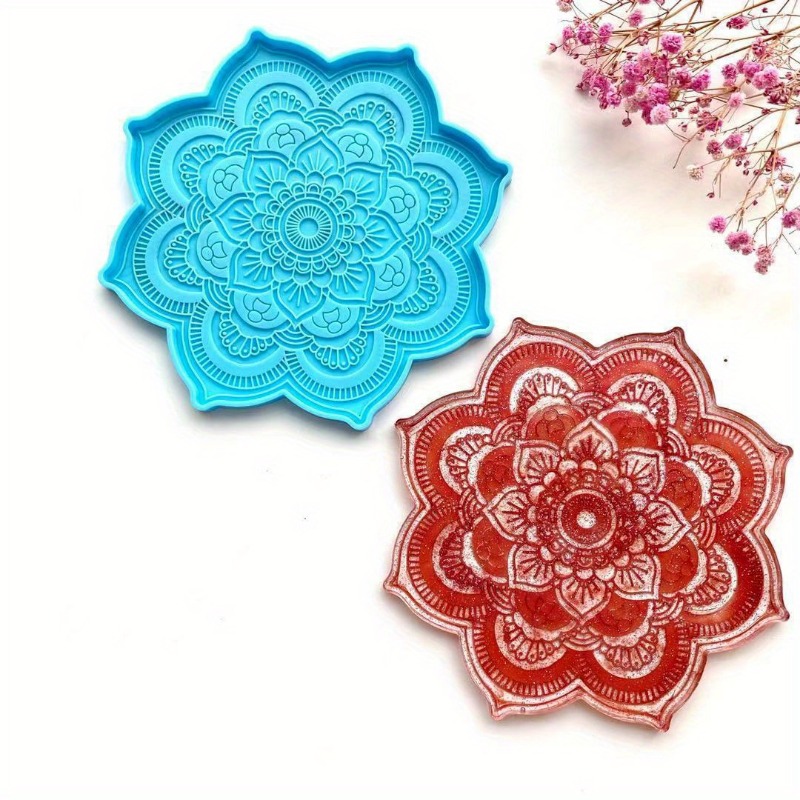 Mandala Coaster Silicone Mold  - Resin Art Tool Kit review and price