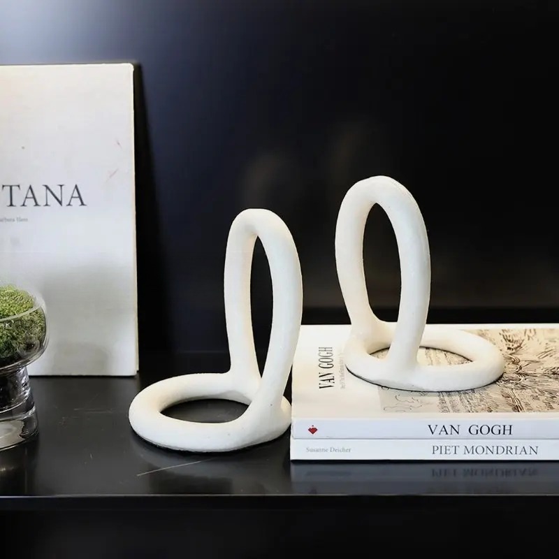 Minimalist Bookends for Office - Resin Art Book review and price