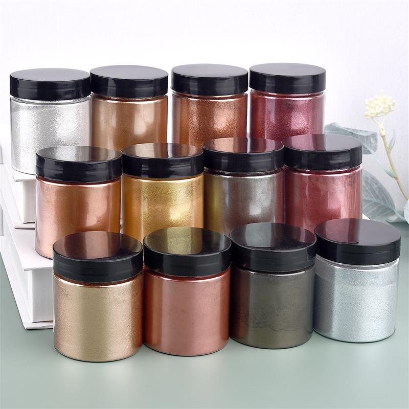 50g Shimmer Metallic Gold Silv - Resin Art Glue review and price