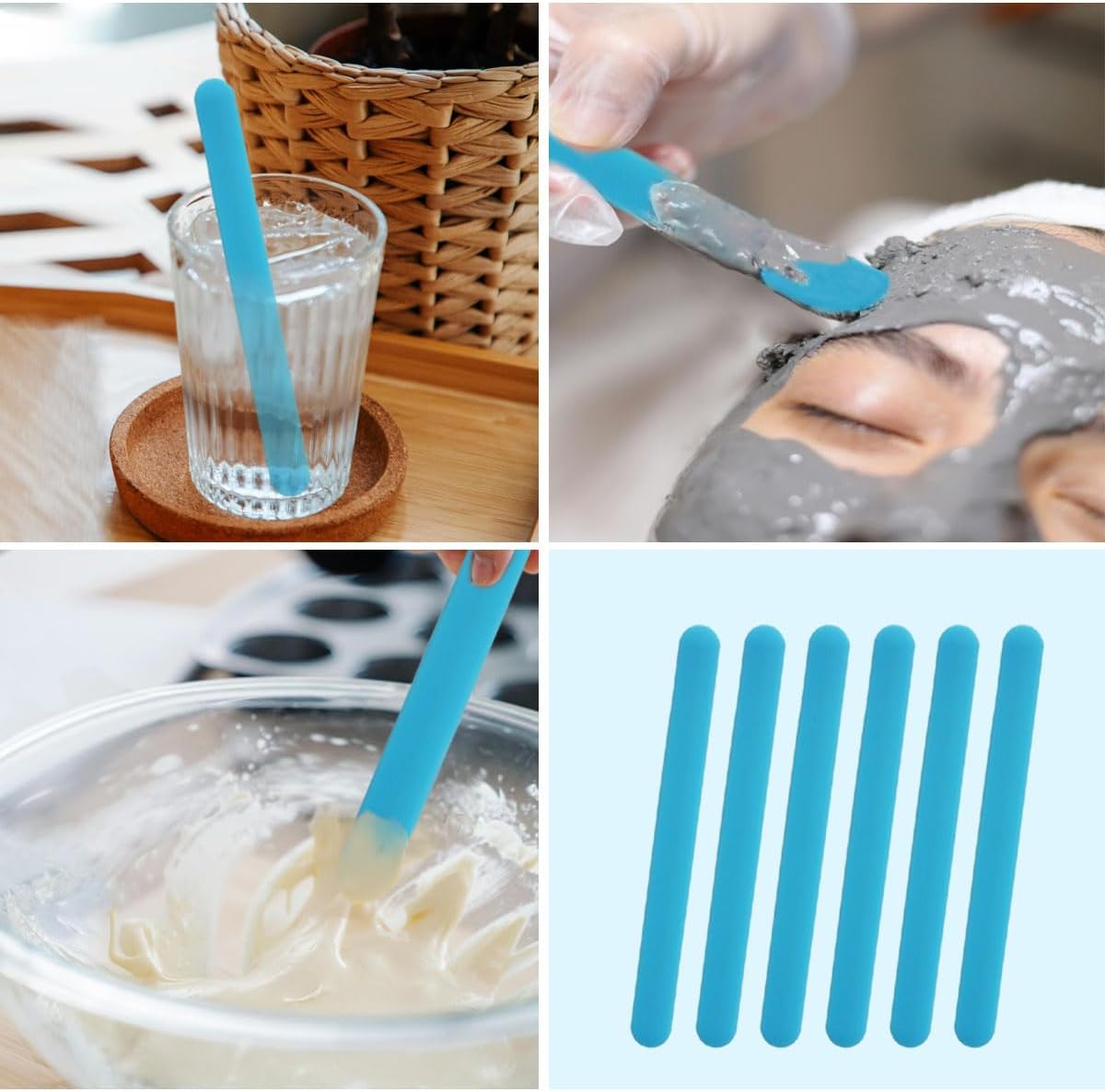 4PCS Silicone Stir Sticks, Reu - Resin Art Tool Kit review and price