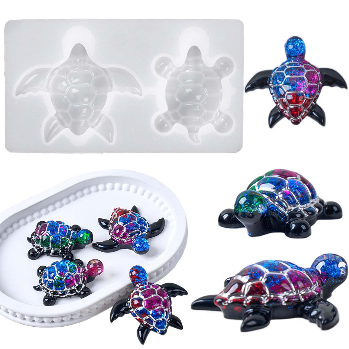 3D Sea Turtle Keychain Silicon - Resin Art Glue review and price