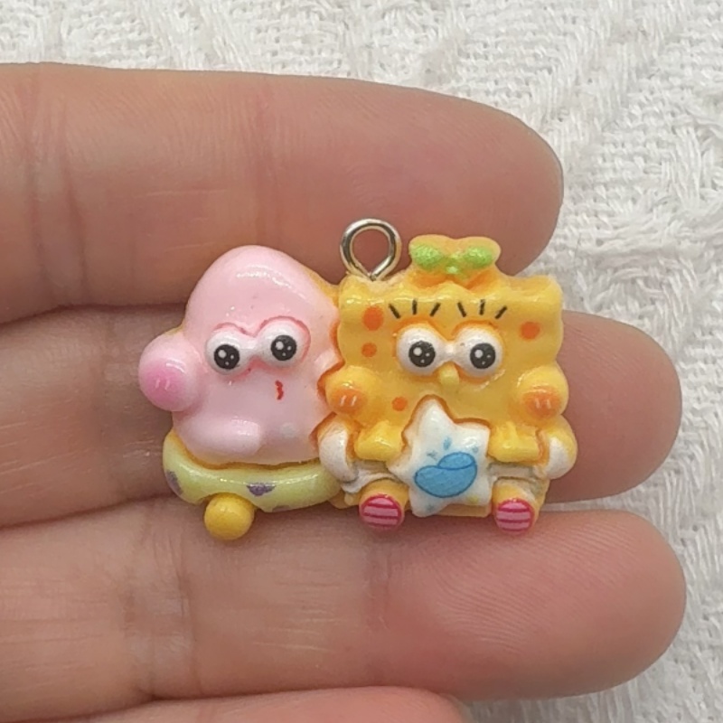 10pcs cartoon resin pendant, D - Resin Art Essentials review and price